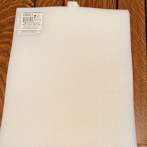 White plastic canvas bundle